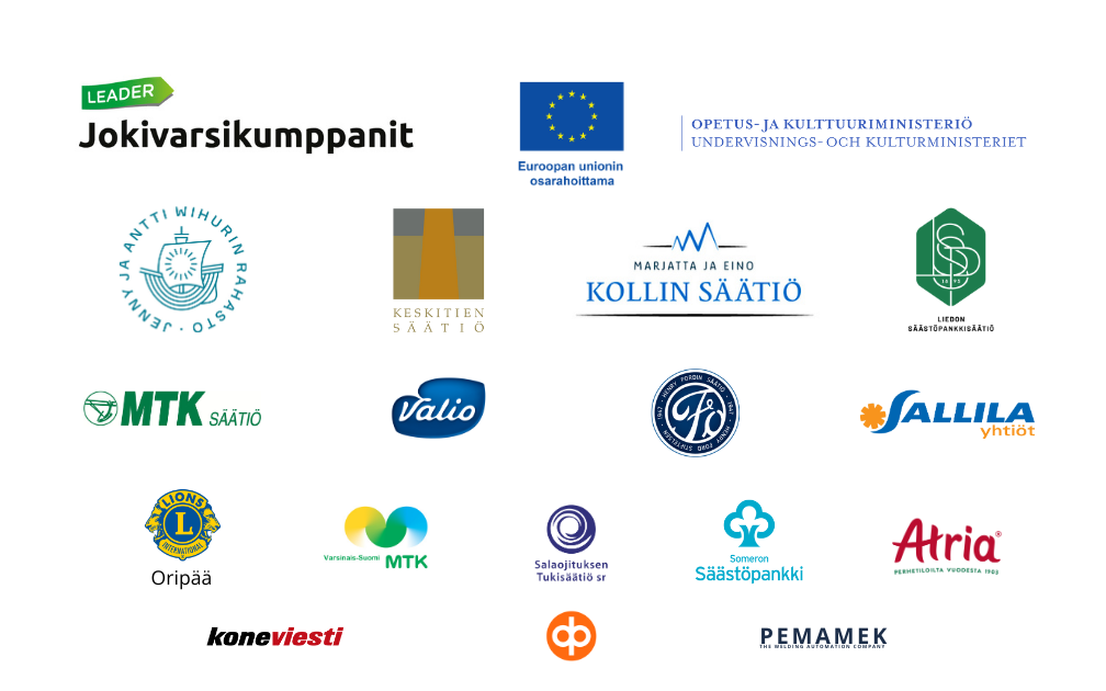 Museon yhteistyökumppaneiden ja tukijoiden logot